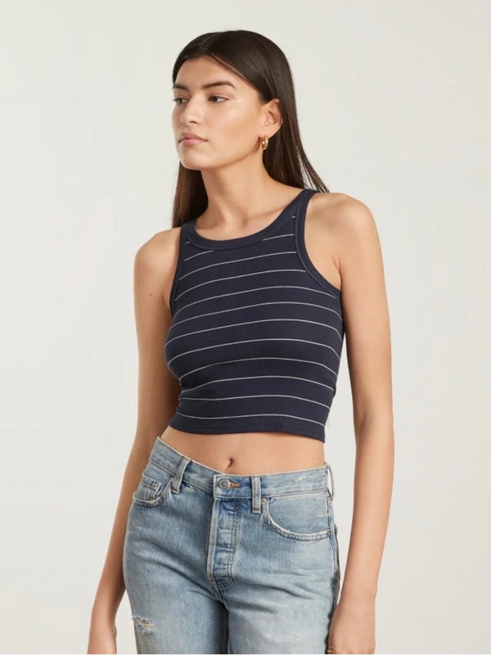 Everlane Pima Micro-Rib Short Tank